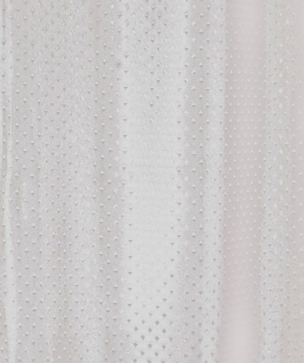 Shower Curtain ~ Diamond Design, Weighted Hem